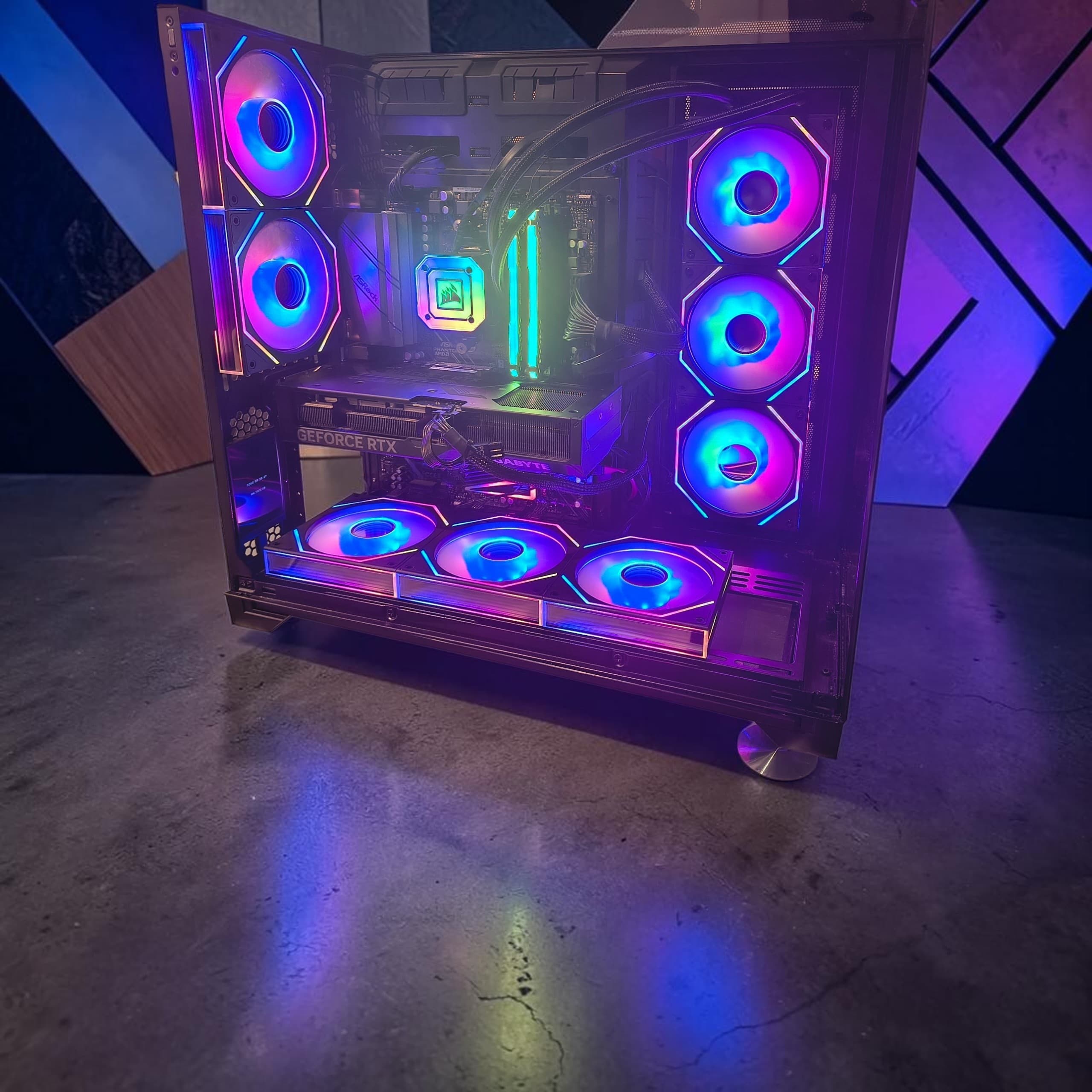 PC Gaming 🎮 Lian Li O11 Vision / Ryzen 9 5900X / RTX 4070 12GB ASUS OC ⚡ 32GB