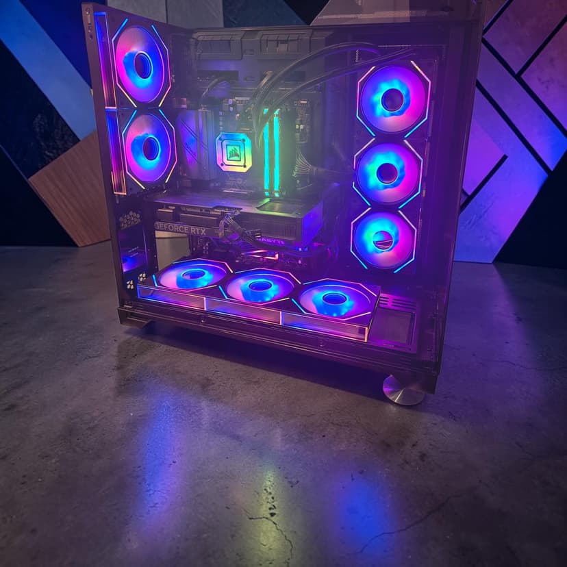 PC Gaming 🎮 Lian Li O11 Vision / Ryzen 9 5900X / RTX 4070 12GB ASUS OC ⚡ 32GB