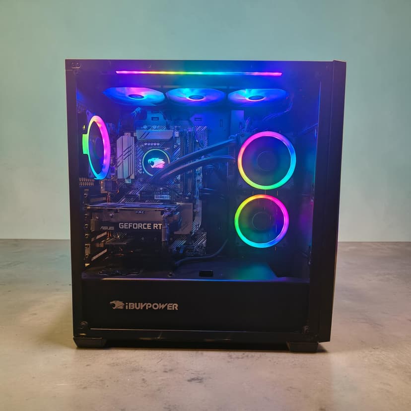 Ordinateur de Jeu & Création 🖥️ PC iBUYPOWER | RTX 3060 12GB | Intel Core i7-10700F | 32GB DDR4 360